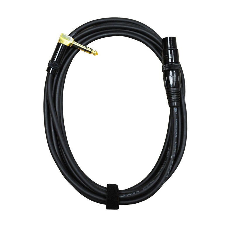 AUDIO 2000'S Audio 2000s E20112 1/4" TRS Right Angle to XLR Female 12 Feet Cable - Image 1